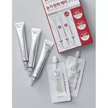 Swanicoco Пептидный крем для глаз 20 мл X 3 Специальный набор + Пептидный биом для кожи 10 мл+лосьон 10 мл Бесплатно