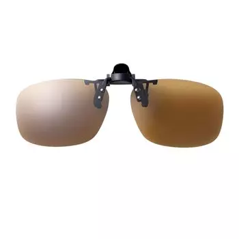 SWANS Made in Japan Polarized Polarized Brown (Swans) Sunglasses, Clip-on, Flip-Up, SCP-23_BR,