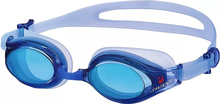 SWANS Made in Japan Swimming Goggles NBL Navy x Flash Blue Mirror Fitness Adults SW-30MPAF