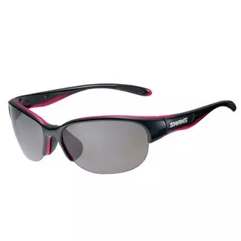 SWANS Sports Polarized Sunglasses Luna for Women Black x Clear Pink LN-0051 BK/P