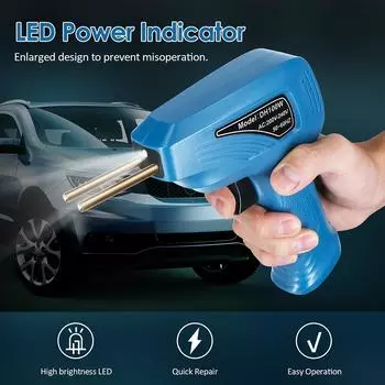 Сварка трещин DH100W Термическая резка Быстрый нагрев Посадка гвоздей Пластиковый сварочный пистолет Сварка трещин Второе поколение