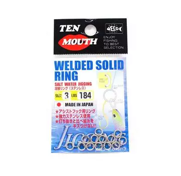 Сварное цельное кольцо с десятью отверстиями D.XRY, размер 3 (6977)