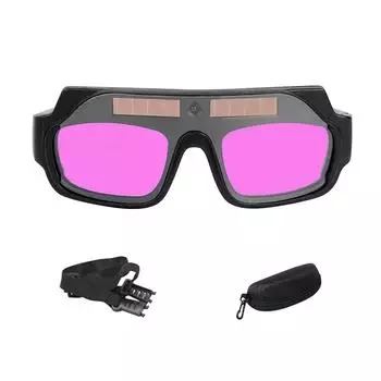 Сварочные очки Солнечная сварочная маска для лица Автоматически затемняющийся шлем Защитные очки One Size чёрный