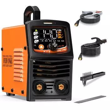 Сварочный аппарат FEIFANKE 100 В 140 А, дуговой сварочный аппарат, сварочный аппарат, простой сварочный аппарат MMA, инвертор IGBT с горячим стартом, своими руками для начинающих, ЖК-дисплей