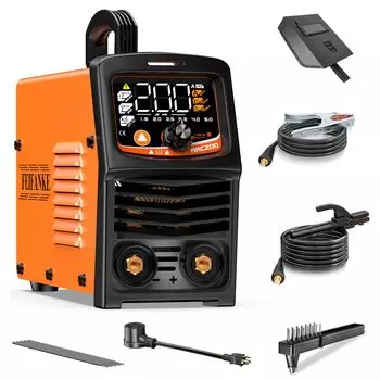 Сварочный аппарат FEIFANKE Максимальная выходная мощность 200A 100V 200V Аппарат для дуговой сварки 200A Аппарат для дуговой сварки TIG Электросварочный аппарат Простая сварка MMA