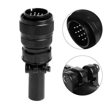 Сварочный инструмент 14-контактный авиационный разъем разъем мужской штекер для сварочного аппарата Miller сварочный инструмент аксессуары для сварочного аппарата черный 1 шт серый