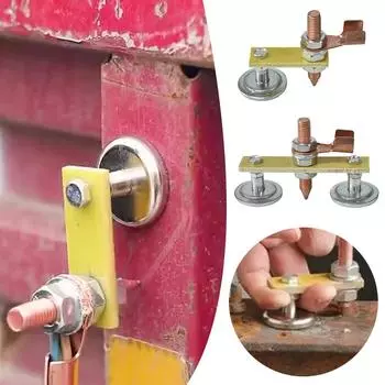 Сварочный магнит головка хвостовая часть сварочная устойчивость сильная магнитная абсорбирующая головка одинарное всасывание большой зажим для крепления железа V1E7