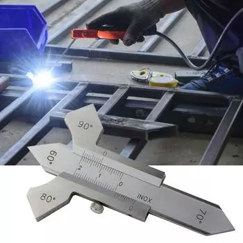 Сварочный манометр, прозрачная калибровка, износостойкая нержавеющая сталь, угол канавки 60/70/80/90 градусов, сварочный манометр для шва