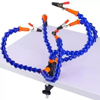 Сварочный настольный зажим DIY Универсальный высокопрочный 3 отверстия 5 когтей Жесткая пайка