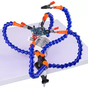 Сварочный настольный зажим «сделай сам», универсальный высокопрочный 3 отверстия, 5 когтей, прочный зажим для паяльной станции, инструмент для ремонта