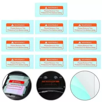 Сварочный шлем, линза сварочной маски, прозрачная пластиковая линза, антисварочный шлак