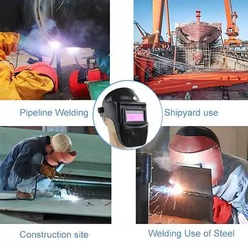 Сварочный шлем, маска сварщика, хамелеон, большой обзор, настоящий цвет, солнечная энергия, автоматическое затемнение, сварочная маска для дуговой сварки, шлифовки, резки