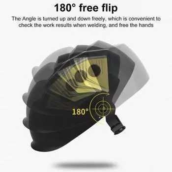 Сварочный шлем TRUE Color Solar с автоматическим затемнением и большим экраном для просмотра Without Light