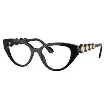 SwarovSki Sk 2024 1001 50mm Womens Irregular Eyeglasses 50mm Black