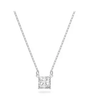 Swarovski Stilla Attract родиевое покрытие и цирконий ожерелье 5510696 для женщин белый