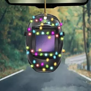 Сварщик автомобиль подвесные украшения мультфильм акриловый автомобиль интерьер подвеска домашний рюкзак вечеринка настенный декор для гостиной 6