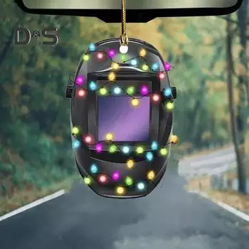 Сварщик автомобиль подвесные украшения мультфильм акриловый автомобиль интерьер подвеска домашний рюкзак вечеринка настенный декор для гостиной 3