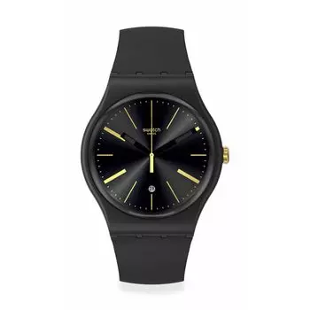 [Swatch] Часы A DASH OF YELLOW SO29B403 Черный