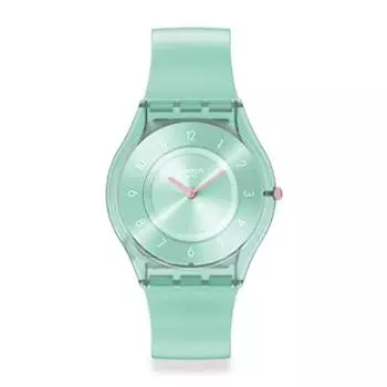 [Swatch] Часы PASTELICIOUS TEAL ЯНВАРСКАЯ КОЛЛЕКЦИЯ SS08L100 Женские зеленые