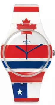 [Swatch] Часы SUOW111 Подлинный импортный продукт Многоцветный
