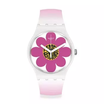 [Swatch] Часы Swatch FLOWER HOUR New Gent SO32M104 Pink