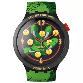 [Swatch] Часы Swatch SHENRON X SWATCH BIG BOLD SB01Z102 Зеленые