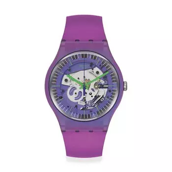 [Swatch] Часы Swatch SHIMMER PURPLE New Gent SUOM115 Purple