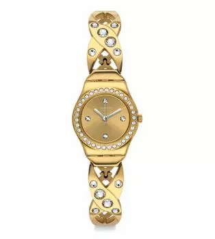 [Swatch] GOLDY HUG YSG164G женские часы подлинный импортный продукт