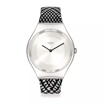 [Swatch] Наручные часы IRONY BLACK N WHITE ЯНВАРСКАЯ КОЛЛЕКЦИЯ SYXS142 Белые