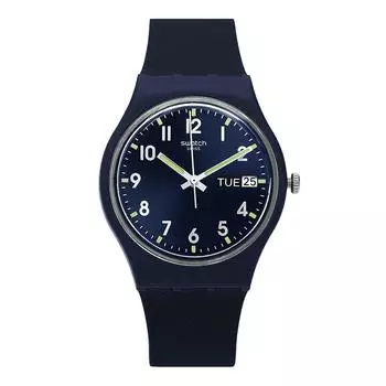 SWatch So28n702 Classic Sir Blue Common уретановые часы SO28N702