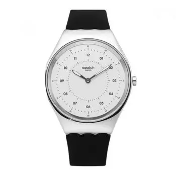 SWatch Syxs100 Skin Skinnoirirron Public Уретановые часы SYXS100