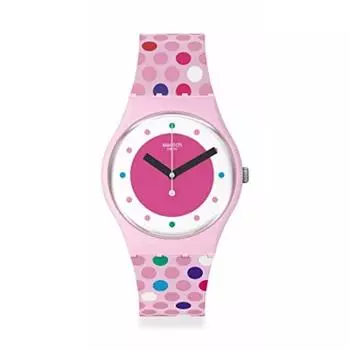 [Swatch] Часы BLOWING BUBBLES GENT SO28P109 розовые