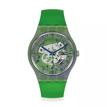[Swatch] Watch Swatch SHIMMER GREEN New Gent SUOM117 Green