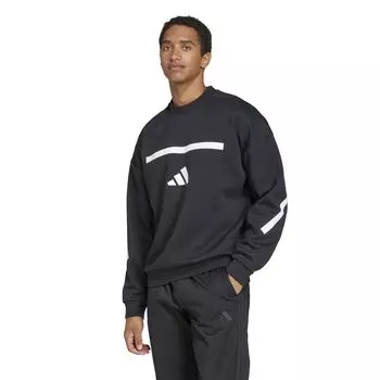 Sweat Sweatshirt KTJ48 [Adidas] Z.N.E. Men s Black/White (JD5982)