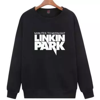 Sweater European and American-Style Rock Band Crew Neck Cotton Black 02 4XL thin(82.50 kg-92.50 kg)
