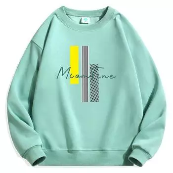 Свитер мужской с круглым вырезом Весна и осень Зима Мужской плотный свитер Мужской весенне-осенний молодежный кампус M белый