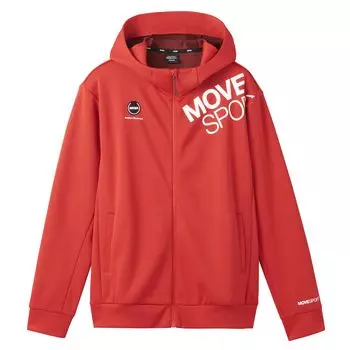 Sweatshirt Descente Full Zip Hoodie Stretch Training Running Red 2L [Move Sports] красный