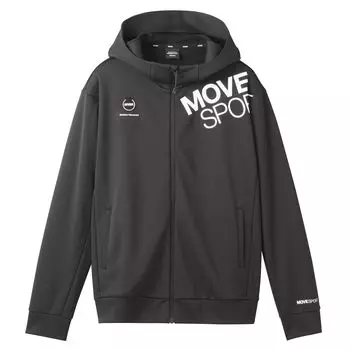 Sweatshirt Descente Full Zip Hoodie Stretch Training Running Black 3L [Move Sports] чёрный