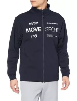 Sweatshirt Descente Harikoshi Stretch Lightweight Collar Training NV XO [Move Sports] Stand-Up Men s