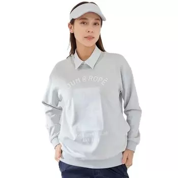 Sweatshirt Flamingo Graphic Pullover Gray [June Andrope] [UV Protection] [Cool Touch] Women s (07)
