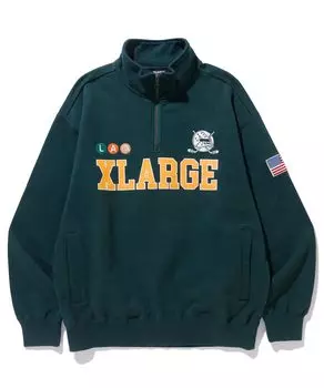 Sweatshirt HOCKEY HALF ZIP SWEATSHIRT DkGREEN M [Extra Large] Men s