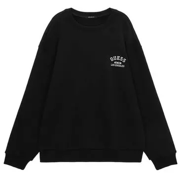 Sweatshirt UNI SWEATSHIRT BLK [Guess] L/SLV чёрный