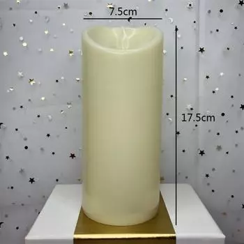 Свеча беспламенная мерцающая чайная свеча на батарейках электронная свеча желаний светодиодная для Хэллоуина украшения дома