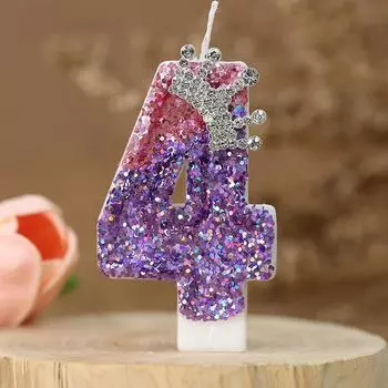 Свеча цифра на день рождения меняющая цвет креативная 0-9 свеча цифра корона принцессы праздничная вечеринка мероприятие украшение свеча