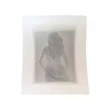 Свеча для ароматерапии Diy Квадратный рельеф персонажа Мыло ручной работы Мыльная свеча One Size