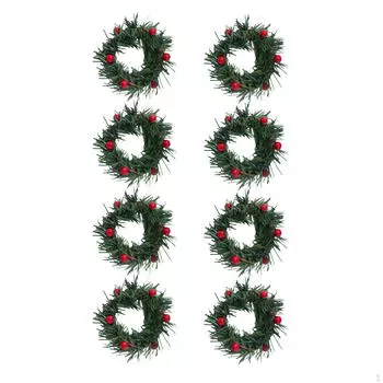 Свеча Кольцо Венок Зелень Искусственная Гирлянда Столб Подсвечник Для Вечеринки Дома