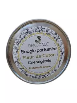 Свеча с ароматом цветов хлопка