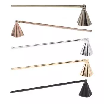 Свеча Snuffer Металлические свечи Любители Подарок Мода Уникальный Потушить Пламя Свечи Свадебная Свеча Фитиль Snuffer Свеча Аксессуар чёрный