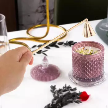 Свеча-стоппер для свадебного ужина, подарок для влюбленных, металлический фитиль для гасителя пламени Silver