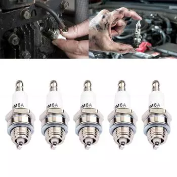 Свеча зажигания BM6A для 33cc 43cc 47cc 49cc Pocket Bike ATV Quads Scooter 2-тактный двигатель триммера воздуходувки бензопилы 5pcs